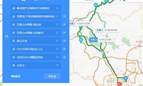 北京周边十一自驾游路线_十一旅游北京周边自驾游攻略