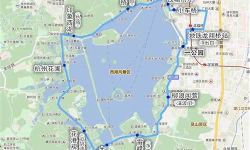 杭州西湖旅游路线设计方案,杭州西湖旅游路